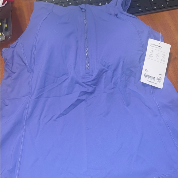 Womens Athleta brand Riptide Tankini top periwinkle blue - Picture 5 of 9